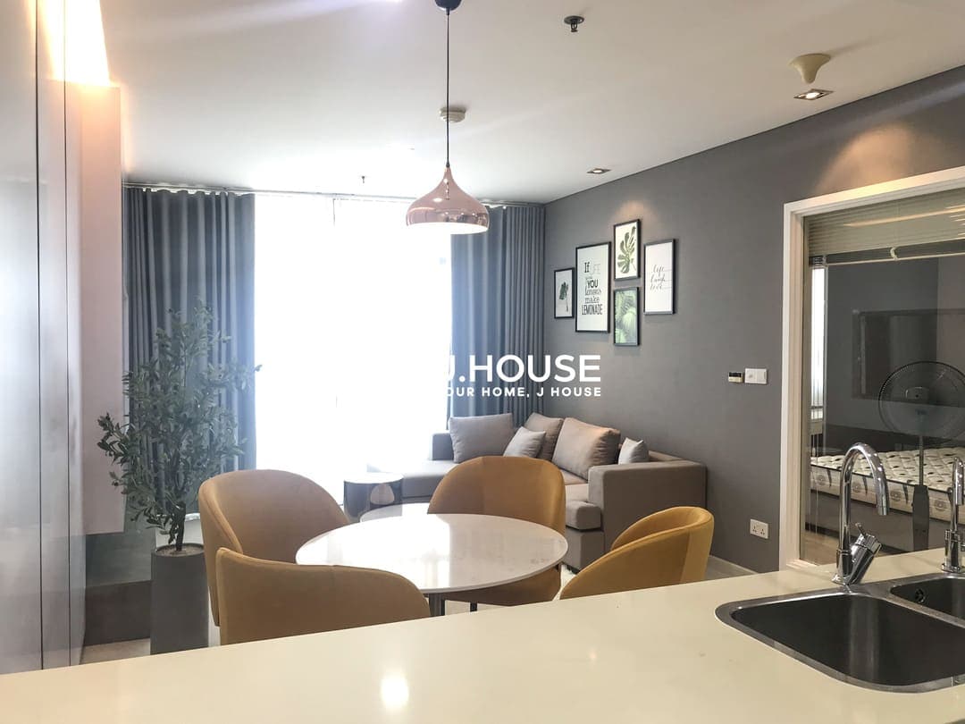 Elegant 1BR City Garden for Rent | Avenue Tower Open Plan